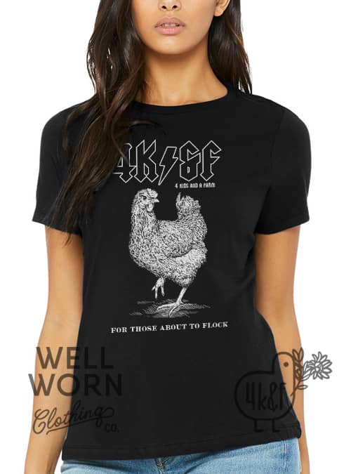 4K&F About to Flock Black Tee (soft & lightweight)
